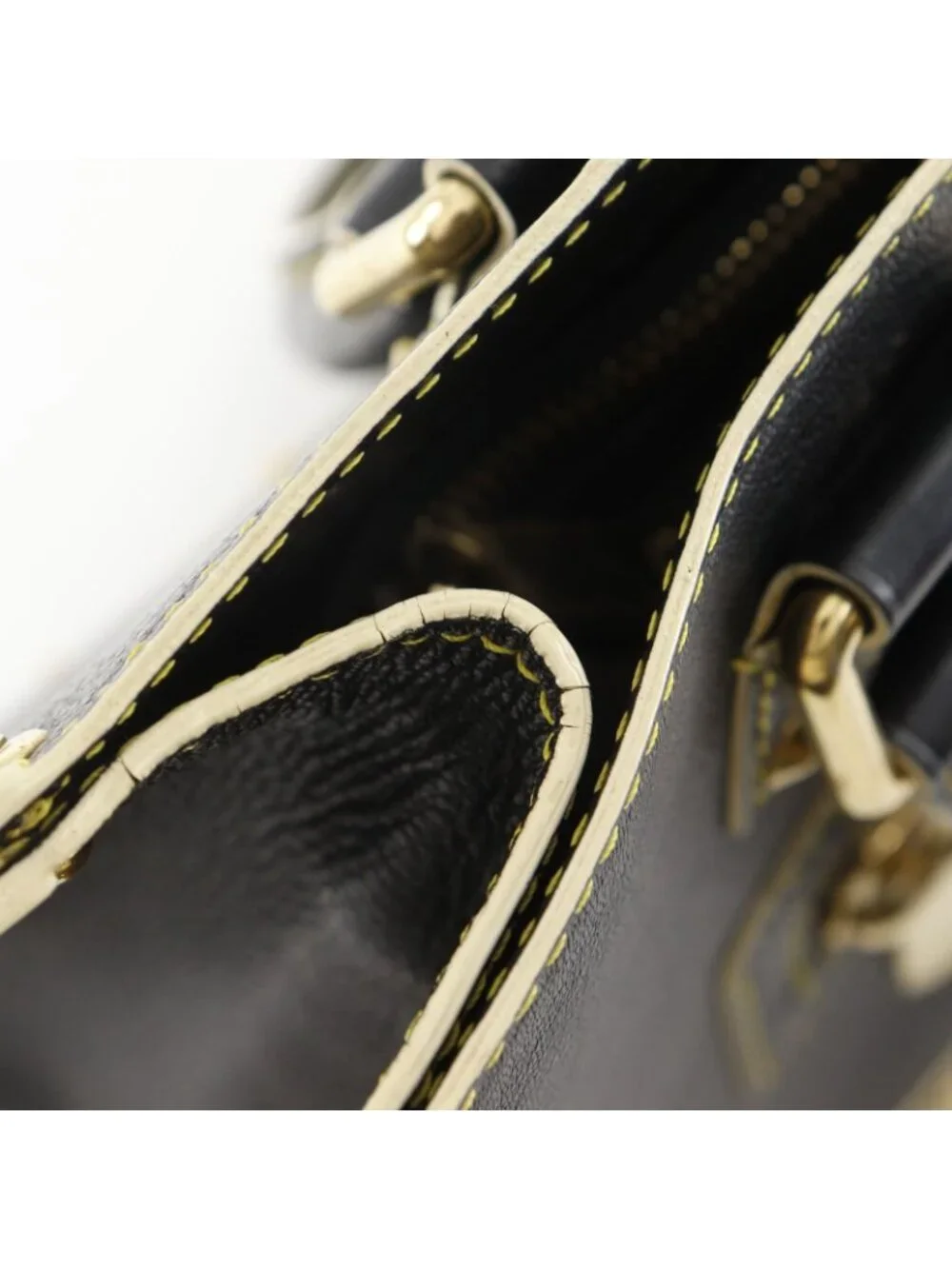 Louis Vuitton Faburo Suhali Goatskin Noir Black Tote